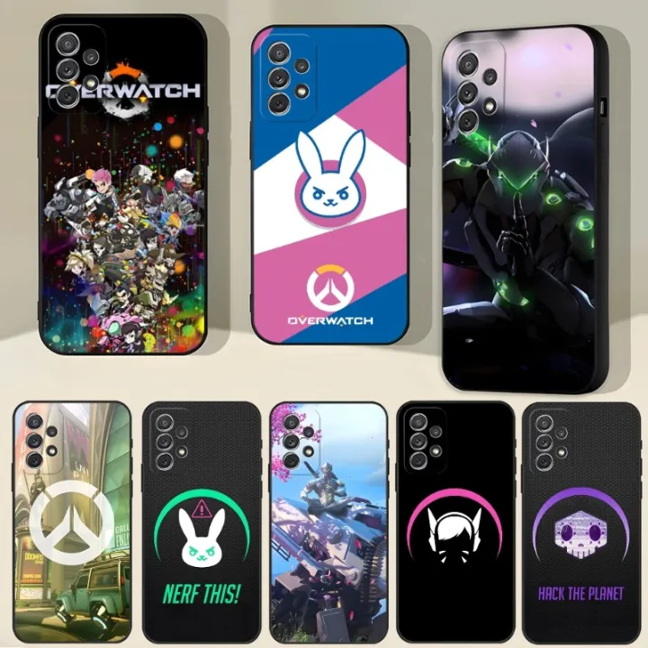 Game Player Overwatch Phone Case For Samsung Galaxy A13 A52 A53 A73 A32 A51 A23 A22 A12 A02s A20e A40 A50 A21 A72 A70 Cover