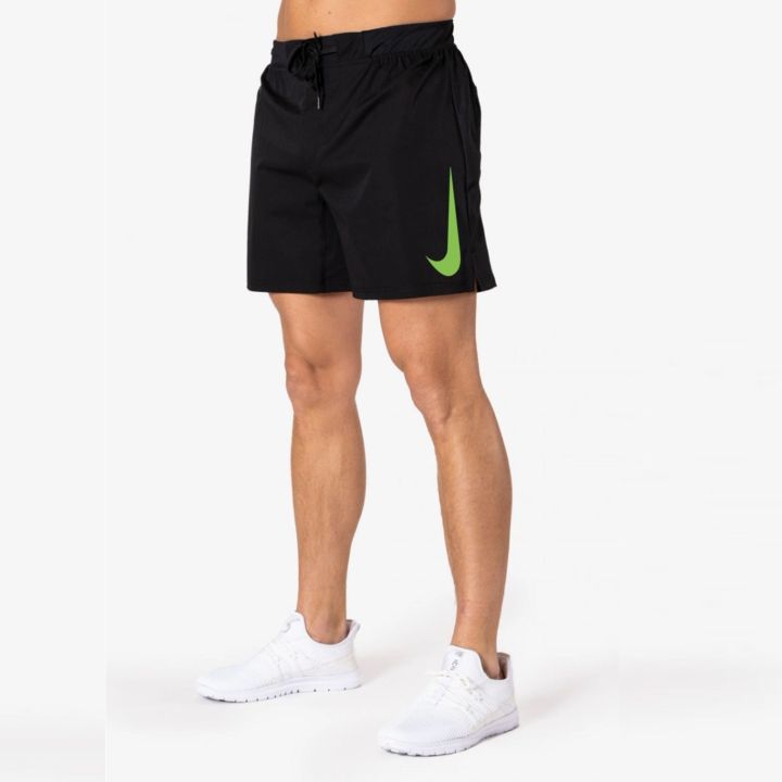 Nike Short DriFit Short Academic Jet Black Short with Big Green Nike swoosh Big Nike Dri FIT Men s Woven Football Shorts Daraz.lk