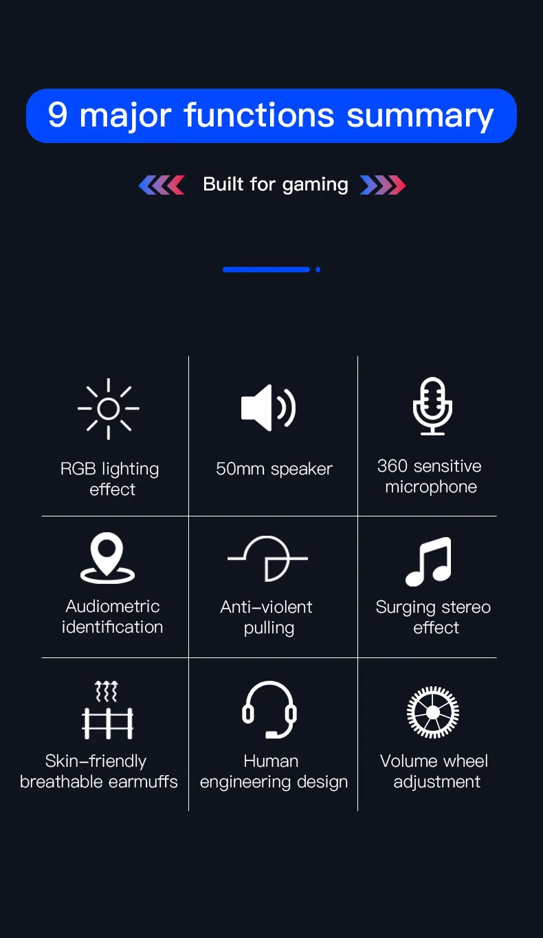 AULA S608 Headset