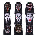 Realistic Movie Scary Ghost Mask Halloween Creepy Devil Mask Stick Tongue Out. 