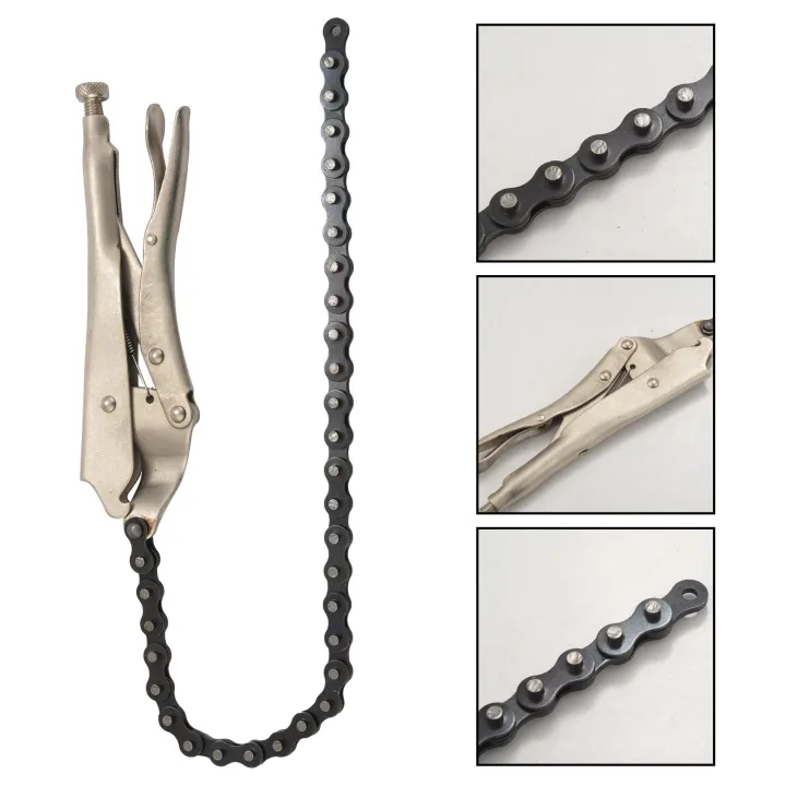 10%20inch%20Chain%20Vise%20Clamp%20Plier%20Locking%20Grip%20Wrench%20Oil%20Filter%20Pipe%2016.5%20inch%20Chain%20Length%20-%20Image%205