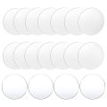 18 Pcs Clear Acrylic Disc 4 Inch Circle Acrylic Sheet Thick Circle Acrylic Rounds Blanks Acrylic Panel for DIY Crafts. 