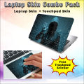 Hacker Laptop Skin Protector Sticker Combo Pack(For 15.6 inch Laptops) With High Quality Matte Laminate Hp Asus Dell Lenovo MSI Free Trackpad Sticker. 