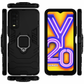 For Vivo Y20 Case V2029 Car Shockproof Magnetic Ring Armor Phone Cover For Vivo Y20i Case 6.51 V2027 V2032 Y 20 Coque Funda. 