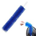 Flexible Fan Dusting Brush, Non-Disassembly Fan Cleaning Brush, Bendable Multi-Purpose Crevice Brush, Microfiber Duster, for Sewer, Screen Window, Blinds, Various Small Gap, Clean Gap Easily. 