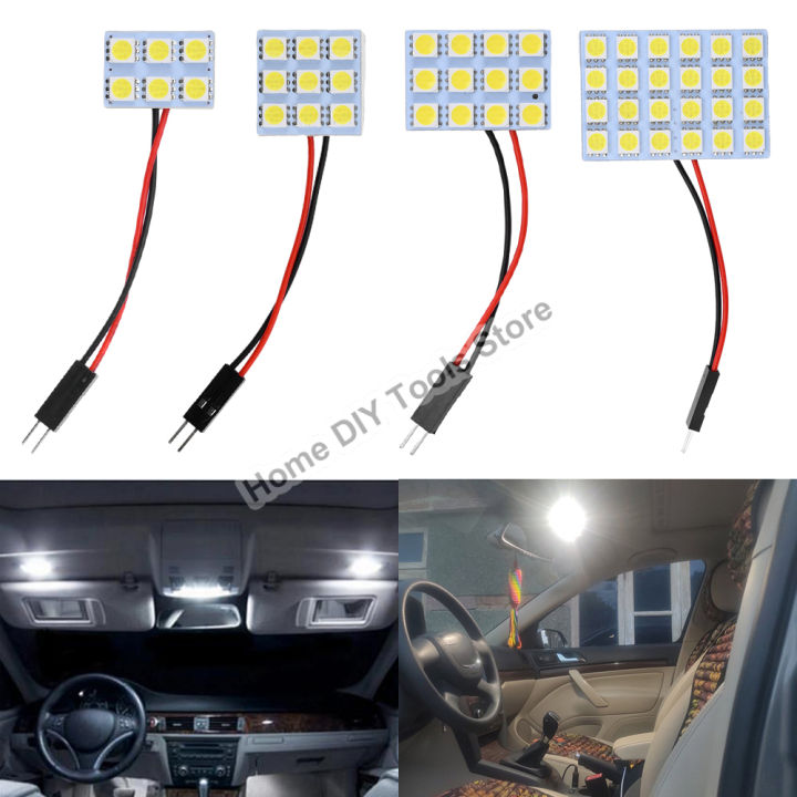 T10 5050 LED Interior Panel Car White Reading Lamp Car Trunk Roof Dome ...