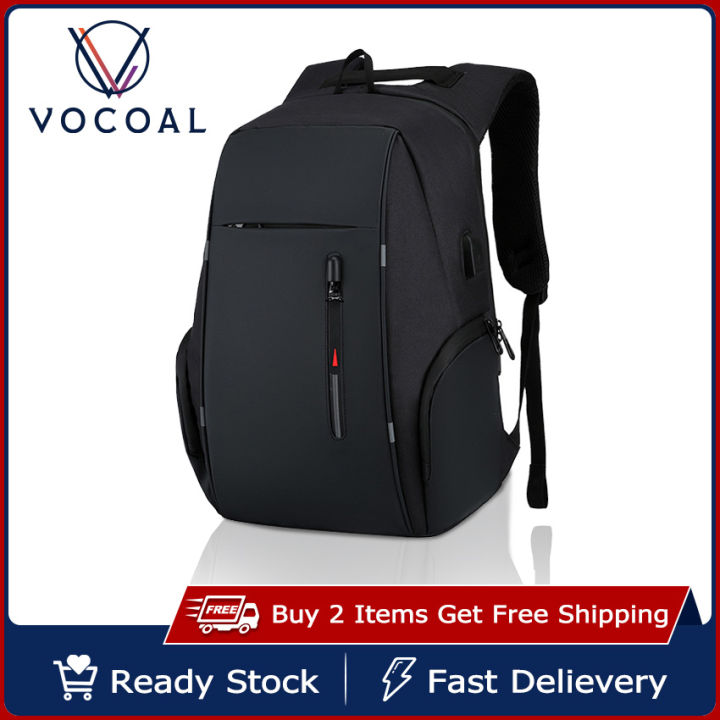 Vocoal Backpacks Men Laptop Backpacks Travel Backpacks Waterproof Bags College Backpack Shoulder Bags Reflective Strip Back Packs School Bags with USB Charging Port for Men