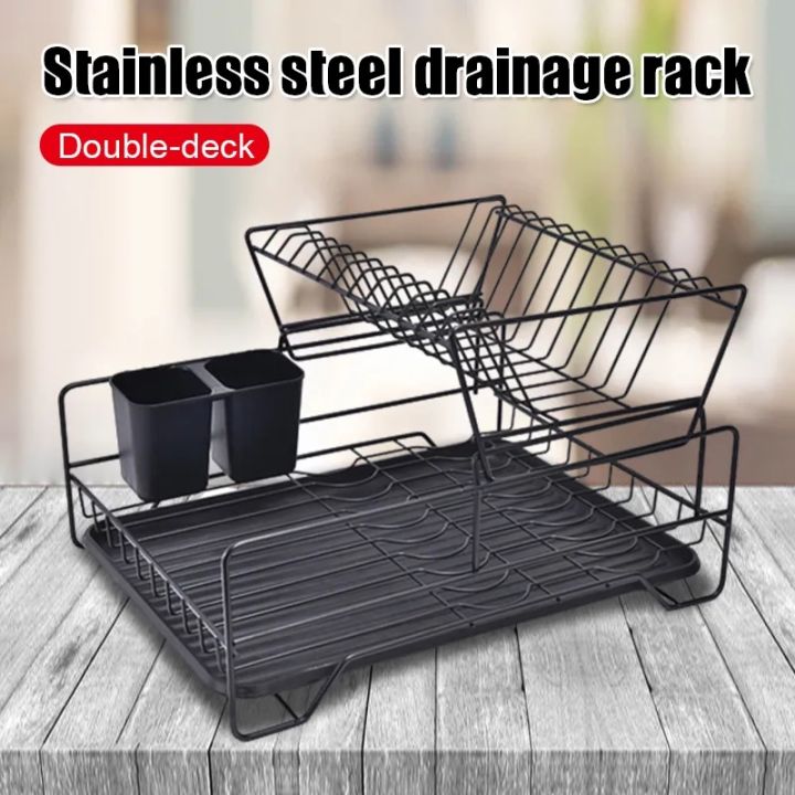 2%20Layers%20Iron%20Tableware%20Organizer%20Kitchen%20Tools%20for%20Bowl%20Dishes%20Chopsticks%20Dish%20Drying%20Rack%20Drainer%20Storage%20Rack%20-%20Image%204