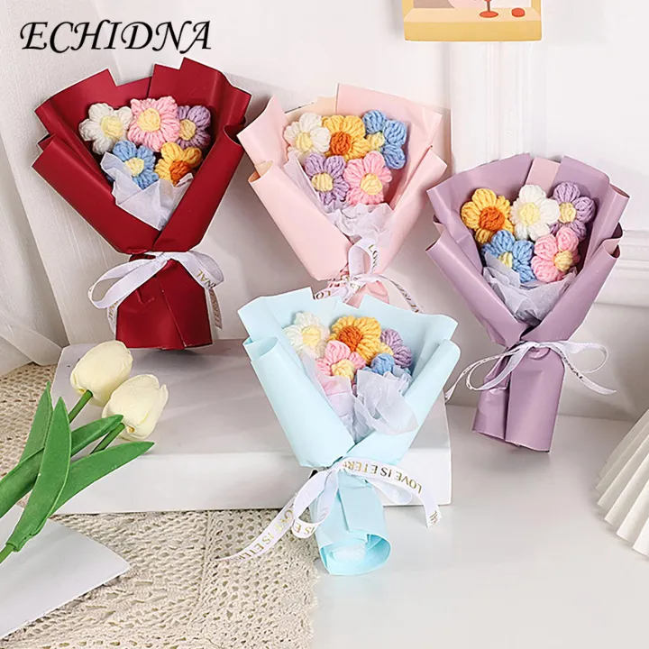 ECHIDNA%20Crochet%20Flower%20Bouquet%20Vibrant%20Color%20Colorful%20Hand%20Woven%20Flower%20Bouquet%20Valentine's%20Day%20Gift%20-%20Image%209