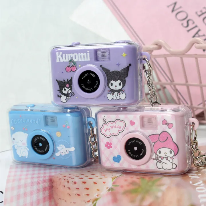 Glowing%20Cartoon%20Sanrio%20Melody%20Camera%20Keychain%20Kuromi%20Cinnamoroll%20Mini%20Camera%20Pendant%20Cute%20Bag%20Accessories%20Diy%20Girl%20-%20Image%202