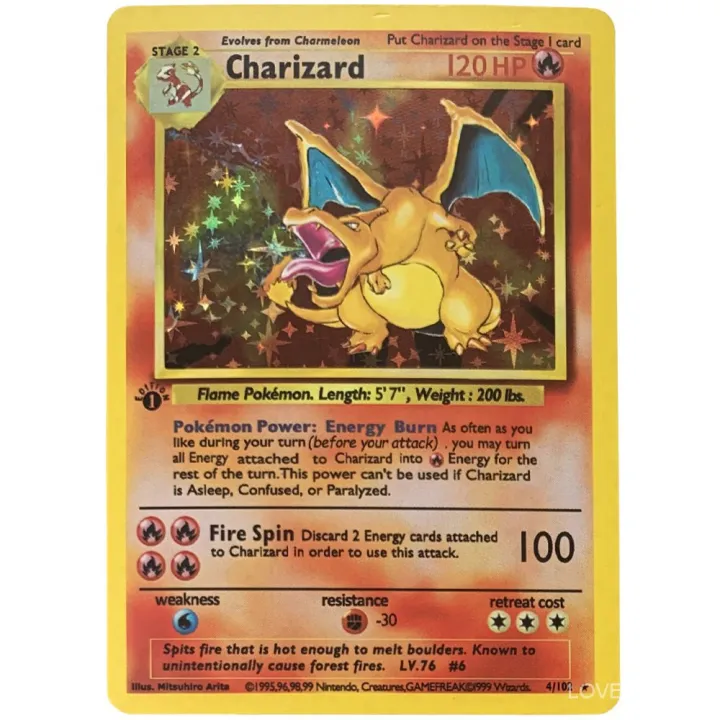 Pokemon%20Basic%20Set%201996%20Year%20English%20Cards%20Pikachu%20DIY%20Game%20Pokemon%20Shining%20Charizard%20Game%20Collection%20Cards%20Gift%20Toys%20-%20Image%204