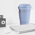 Kitchen Wheat Straw Coffee Cup Mug Tumbler with Lid Eco-friendly Unbreakable. 