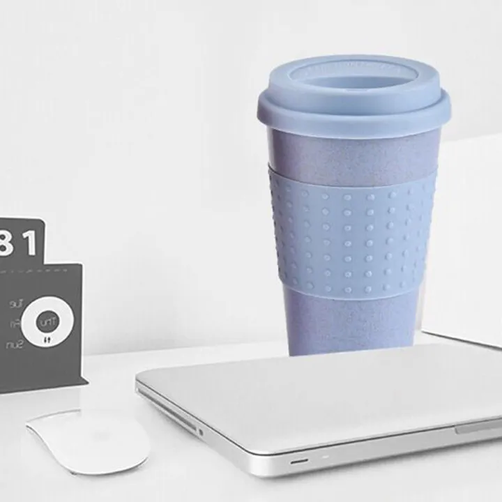 Kitchen%20Wheat%20Straw%20Coffee%20Cup%20Mug%20Tumbler%20with%20Lid%20Eco-friendly%20Unbreakable%20-%20Image%203