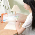 MAYTTO Desk Cooling Fan Spray Fan Summer Cooling Fan Quiet Cooling Air 3 Gear Wind Adjustment Colorful Ambient Light USB Mini Portable Summer Fan Stand Fan Desktop Fan For Room Office. 