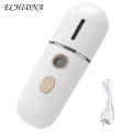 Cold Spray Face Steamer Wireless Moisturizing 180mAh USB Charging Water Mist Sprayer for Outdoor. 