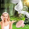 Scalp Massage Brush, Scalp Massager, Head Massage Brush, Silicone Head Massage, Scalp Massager for Various Scalp Types, Wet and Dry (Multi Colour). 