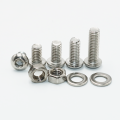 A2 304 Stainless Steel Screw Hex Socket Screw Nut Washer M2 M3 M4 M5 M6 Hexagon Metric Thread Machine Allen Bolt Assortment Kit. 