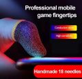 4PCS Newest Finger Cover Breathable Game Controller Finger Sleeve For  Sweat Proof Non-Scratch Touch Screen Gaming Thumb Gloves. 