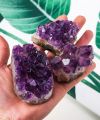 Natural Amethyst Crystal Cluster Quartz Raw Crystals Healing Stone Decoration Ornament Purple Mineral Crystal Rock Specimen. 