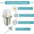 P13.5S Base LED Miniature Lamp 12V/4.5V/6V/12V P13.5S Warm White Color For Flashlight Replacement Bulb LED Torches Work. 