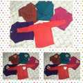 Kids long sleeve Tshirts 5 pieces in one pack. 