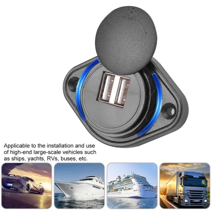 Dual%20USB%20Charger%2012-24V%203.1A%20Car%20Charger%20Power%20Socket%20Adapter%20Phone%20Charging%20for%20Motorbike%20Car%20Boat%20ATV%20UTV%20Camper%20Caravans%20-%20Image%202