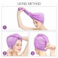 Microfiber Hair Towel Wrap Super Absorbent Quick Dry Hair Turban Women. 