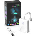 Toilet Night Lights USB Rechargeable 16 Colors Changing LED Inside Toilet Bowl Motion Sensor Activated LED Projection Nightlight. 