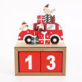 Desktop Ornament For Kids Christmas Countdown Calendar New Year Gifts Countdown Desktop Ornament Wooden Christmas Calendar. 