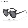 OQ BOGA 9 Colors Unisex Cute Bear Frame Anti UV Kids Sunglasses Children Outdoor Eye Protection Full Rim Sun Glasses. 