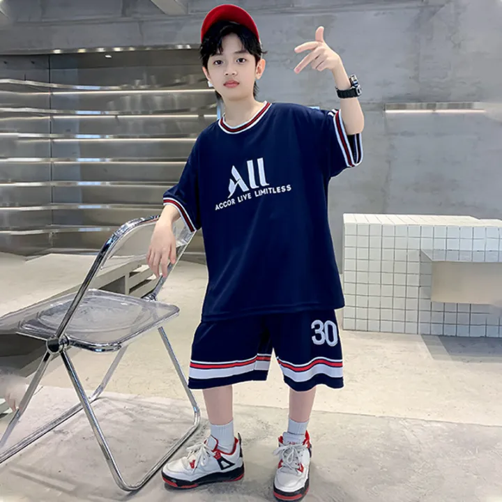 Children's%20Basketball%20Clothes%20Boys%20Middle%20and%20Big%20Children's%20Training%20Clothes%20Boys%20No.30%20Sports%20Suit%20Team%20Clothes%20Sleeveless%20Jersey%20Summer%20Fashion%20-%20Image%203