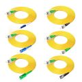 FC LC SC/APC To SC/UPC Fiber Jumper Optical Fiber Patch Cord Single Mode Cable power cable 1M-40m High Quality Fiber Patch Cable. 