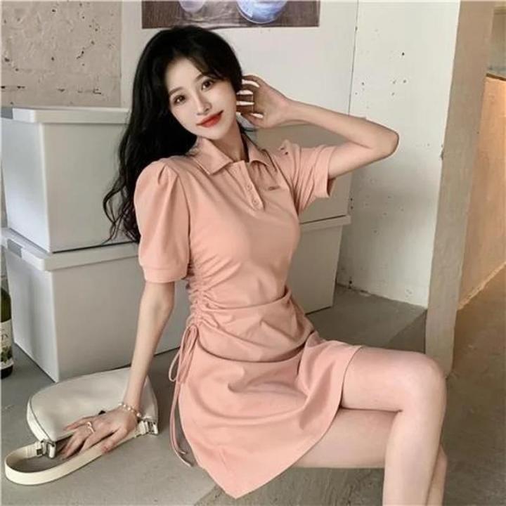 Trend%20Shirt%20Dress%20For%20Women%20Cotton%20Dresses%20Woman%20Party%20Night%20Club%20Tunic%20Short%20Sleeve%20Cute%20Mini%20Korean%20Prom%20Fashion%20New%20-%20Image%203