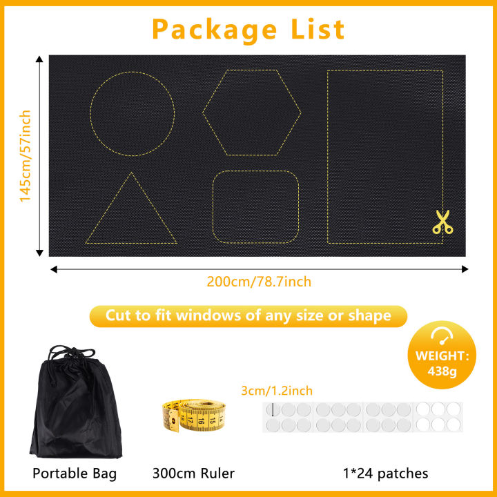 Portable%20Shades%20Window%20Blackout%20Blinds%20for%20Baby%20Bedroom/Office,200cm%20-%20Image%202