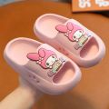 【WEJA】GVC4261 Summer Outdoor Indoor Kuromi Beach Slippers KIds Flat Sandals Flat Shoes Cinnamoroll Cartoon Bathroom Sliders Shoes Women Slippers Flip Flops Children's Slipper. 