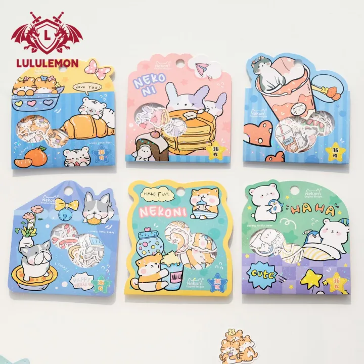 Lululemon%20Journal%20Stickers%20Lovely%20Hand%20Account%20Journal%20Album%20Cartoon%20Stickers%20-%20Image%205