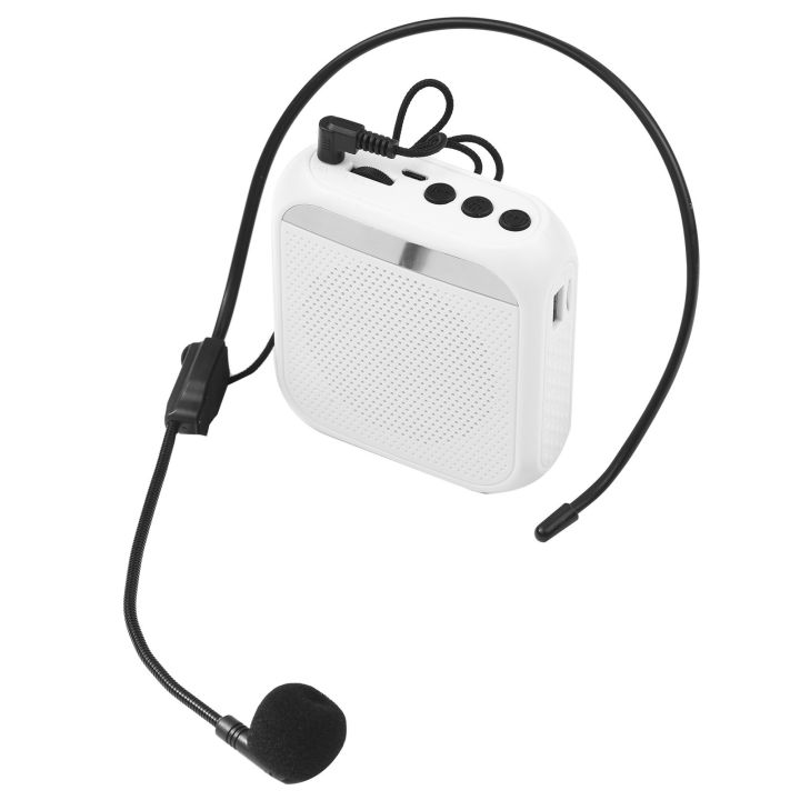 Sound Amplifier Portable Rechargeable Mini Voice Amplifier LED Display with MIC