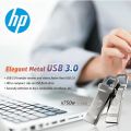 HP V250W Waterproof Shockproof USB Flash Drive 64GB Metal Pendrive High Speed Memory Stick 2GB 4GB 8GB 16GB 32GB 64GB Pen Drive Real Capacity. 