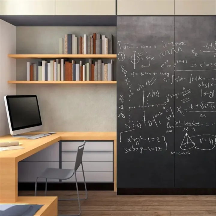 Blackboard%20Stickers%20Chalk%20Board%20Removable%20PVC%20Draw%20Mural%20Decor%20Art%20Chalkboard%20Wall%20Sticker%20for%20Kids%20Rooms%20Durable%2045%20x%20100cm%20-%20Image%206