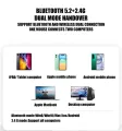 Bluetooth 5.2 Wireless Luminous Mouse Tablet Phone Computer 2.4GHz USB Charging Wireless Mouse 1600DPI Portable Gaming Mouse. 