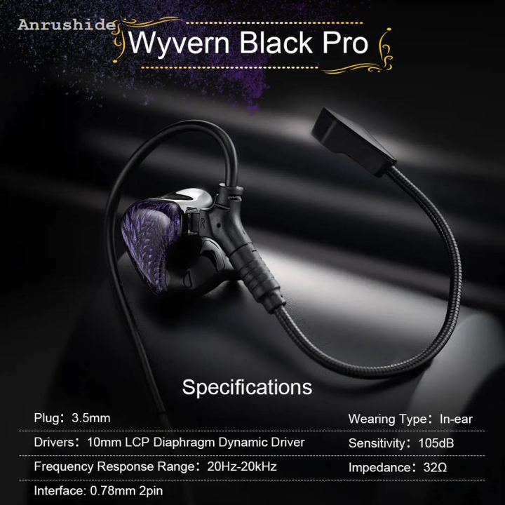 Kinera%20Celest%20Wyvern%20Black%20HIFI%20In-Ear%20Earphones%2010mm%20LCP%20Dynamic%20Luxury%20Driver%20With%20Detachable%20Boom%20Mic%20IEMs%20Cable%20Audio%20Headphones%20-%20Image%202