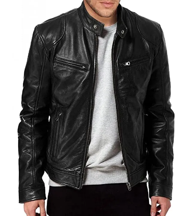 Leather%20Men's%20Biker%20Jacket%20(Genuine%20Leather)%20-%20Image%203