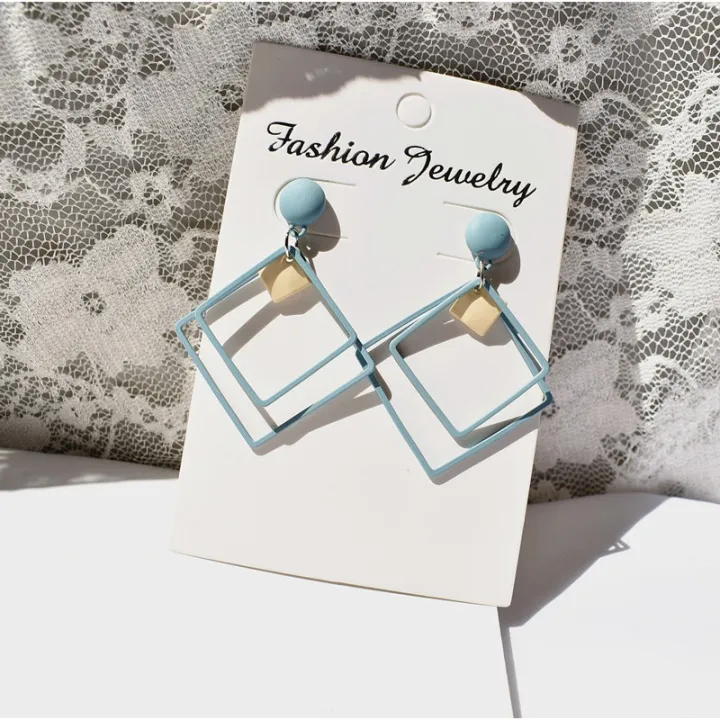New%202025%20Hollow%20Square%20Earrings%20%20Female%20-%20Image%202