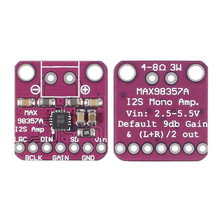 MAX98357%20I2S%20Audio%20Amplifier%20Module%20Audio%20Amplifiers%20Filterless%20Class%20D%20Amplifier%20for%20Arduino%20ESP32%20Raspberry%20Pi%20-%20Image%203