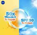 NIVEA Body Extra Bright Super C+ SPF50 Vitamin Serum 70ml / Body Lotion / 50x Vitamin C / Even Skin Tone / Sun care/ Sun spf 50 SAB (FROM MALAYSIA). 