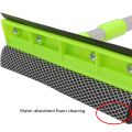 New Adjustable Glass Cleaning Tool Long Handle Double-sided Cleaning Brush Metal Squeegee Wiper Household. 