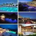 35W Swimming Pool Light RGB LED Pool Light with Remote Controller RGB Multi Color Outdoor LED Underwater IP68 Waterproof Lamp. 