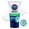 Nivea Men Bright 8H Oil Clear Pore Minimizing Scrub 100g Saj. 