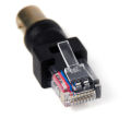 1Pc Black Connector BNC Female Jack to RJ45 Male Plug RF Adapter Coaxial. 