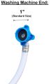 Inlet Hose With Tap Adapter Washing Machine Fully Automatic 1.5Meter. 